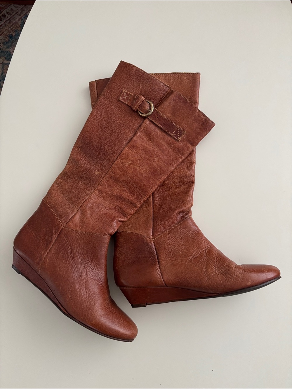 Steve Madden Mid-Calf Wedge Boots